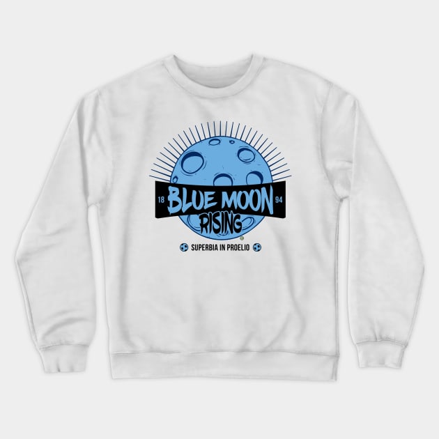 Blue Moon Rising Crewneck Sweatshirt by bumfromthebay